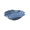 Large Deep Lettuce Leaf Bowl 32 x 32 cm Denim