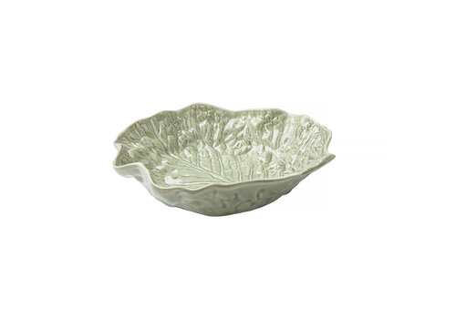 Large Deep Lettuce Leaf Bowl 32 x 32 cm Moss Green   Large Deep Lettuce Leaf Bowl 32 x 32 cm Moss Green