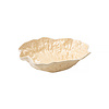 Large Deep Lettuce Leaf Bowl 32 x 32 cm Beige Large Deep Lettuce Leaf Bowl 32 x 32 cm Beige