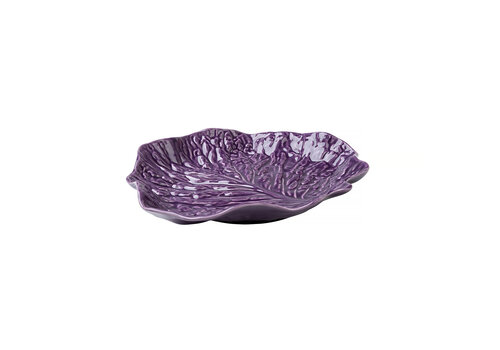 Medium Shallow Lettuce Leaf Bowl 28 x 30 cm Purple   Medium Shallow Lettuce Leaf Bowl 28 x 30 cm Purple