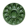 Egg Platter 28 cm Green