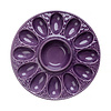Egg Platter 28 cm Purple