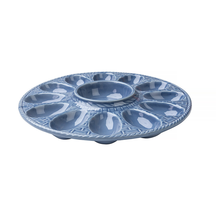 Egg Platter 28 cm Denim