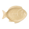 Vis Schaal Ovaal 44x33x3 Beige
