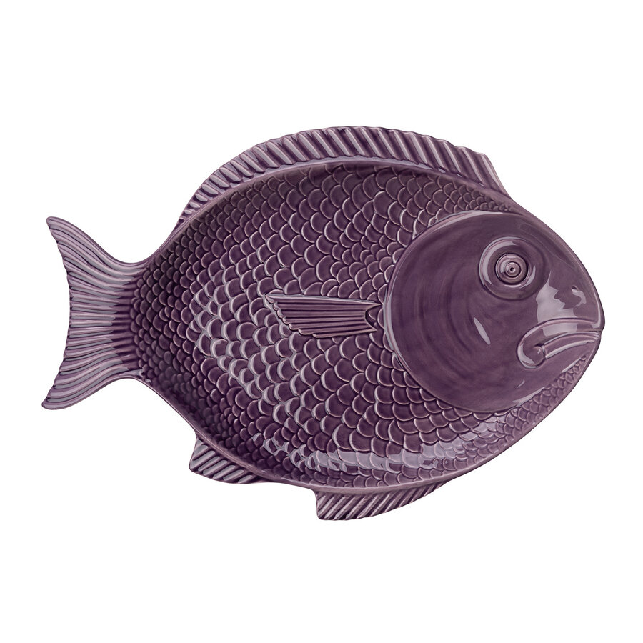 Vis Schaal Ovaal 44x33x3 Paars