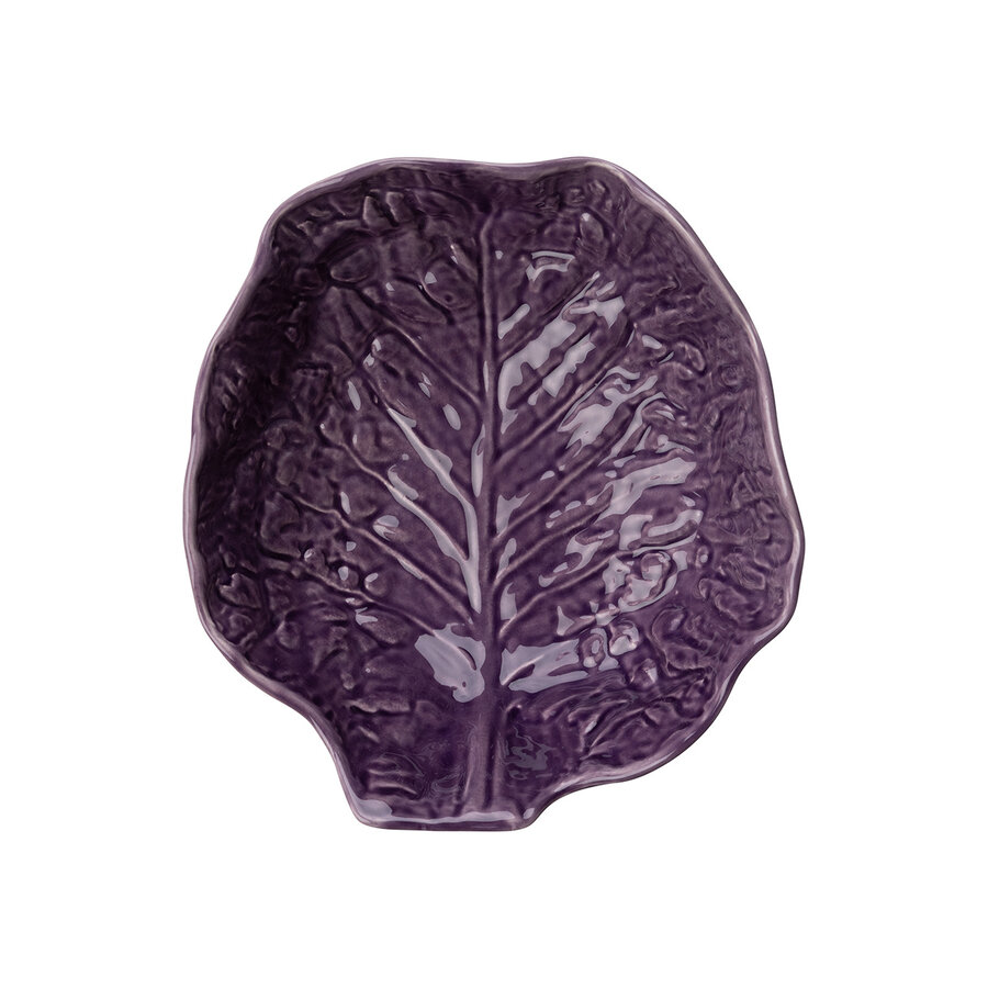 Medium Deep Lettuce Leaf Bowl 25 x 23 cm Purple