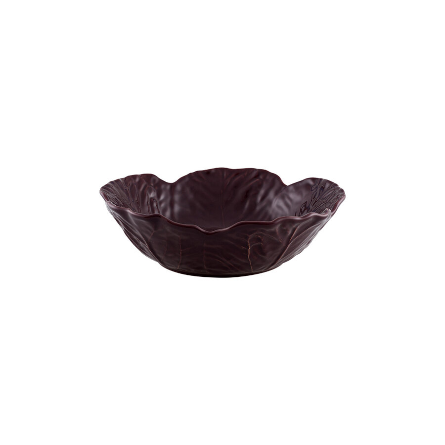 Slaschaal 28cm cabbage Aubergine