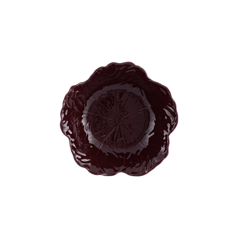 Slaschaal 28cm cabbage Aubergine