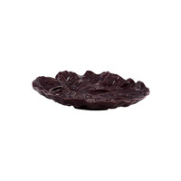 Groot blad 36cm cabbage Aubergine