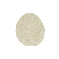 Groot blad 36cm cabbage wit