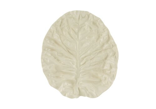  Groot blad 36cm cabbage wit 