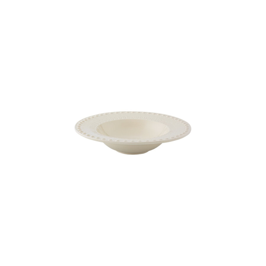 Deep plate 28cm fantasia creme