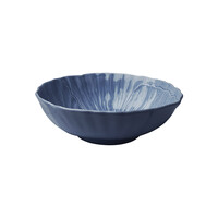 Slaschaal Papaver 28 cm Denim