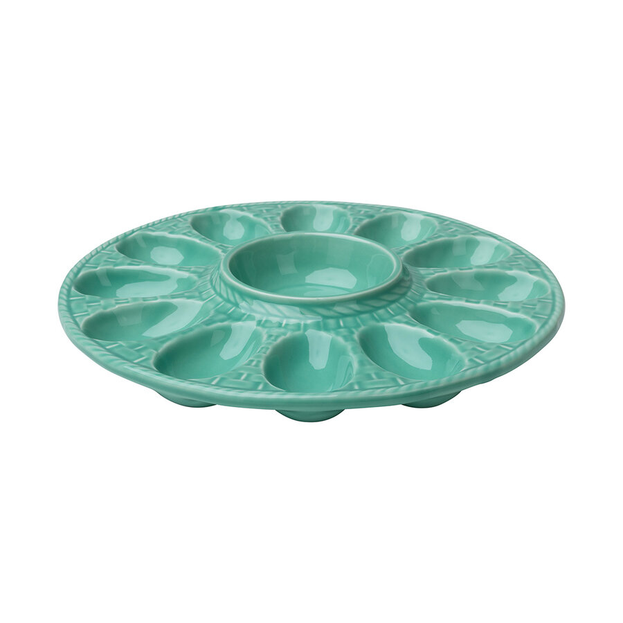 Eierschaal 28 cm Azur