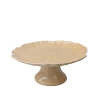 Taartplateau Papaver 28 cm Beige