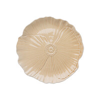 Taartplateau Papaver 28 cm Beige