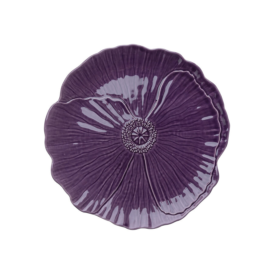 Taartplateau Papaver 28 cm Paars