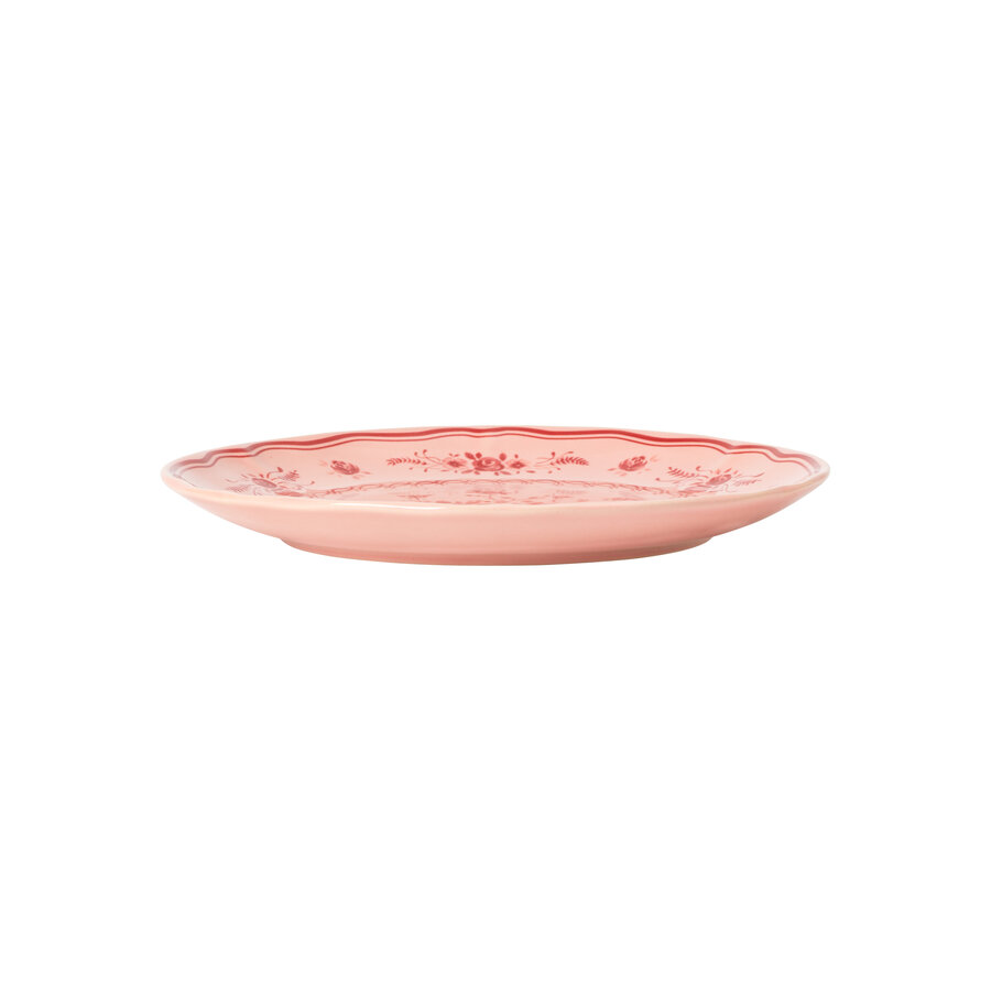 Breakfast plate 21cm Vila pink-red