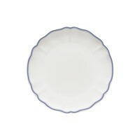 Dinerbord 27cm Vila wit-blauw rand