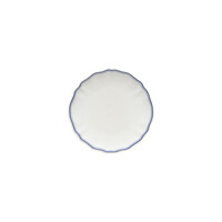 Gebaksbordje 17cm Vila wit-blauw rand