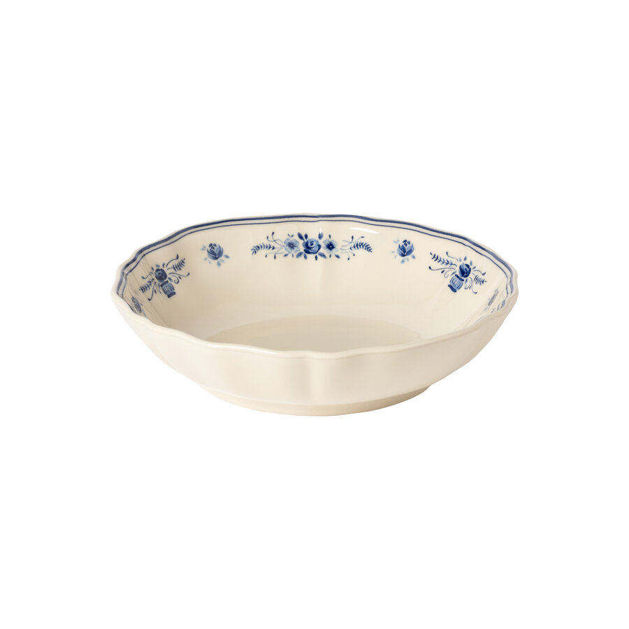 Soupplate 23cm Vila creme-blue