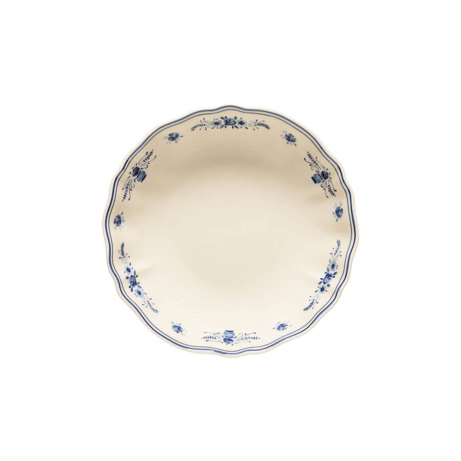 Soupplate 23cm Vila creme-blue