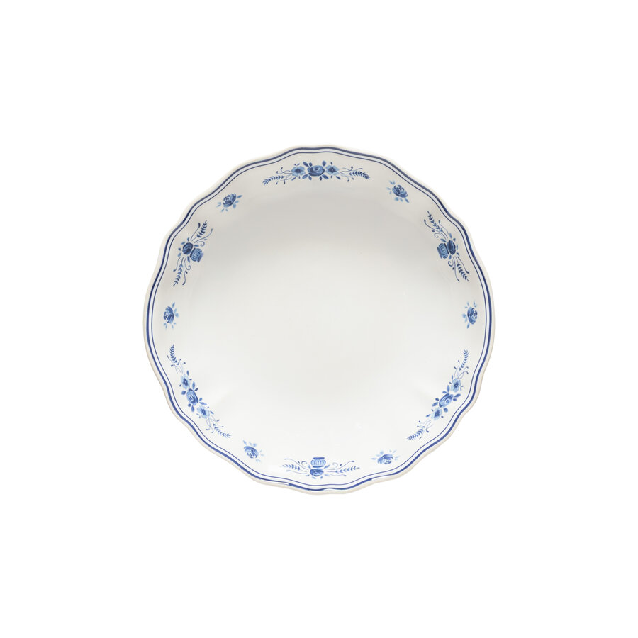Soupplate 23cm Vila white-blue