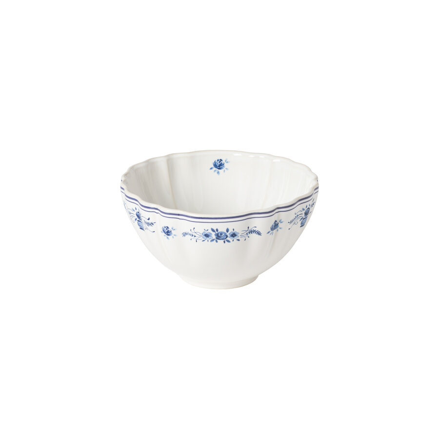 Bowl 16cm Vila white-blue
