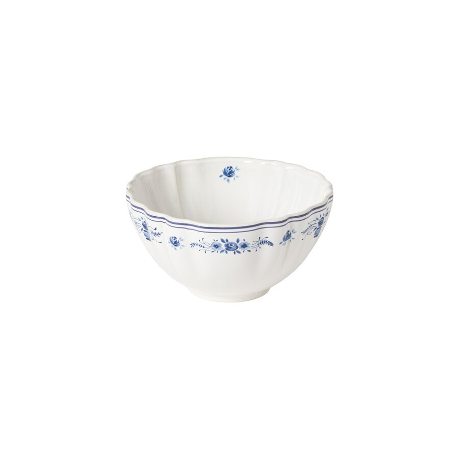 Kom 16cm Vila wit-blauw