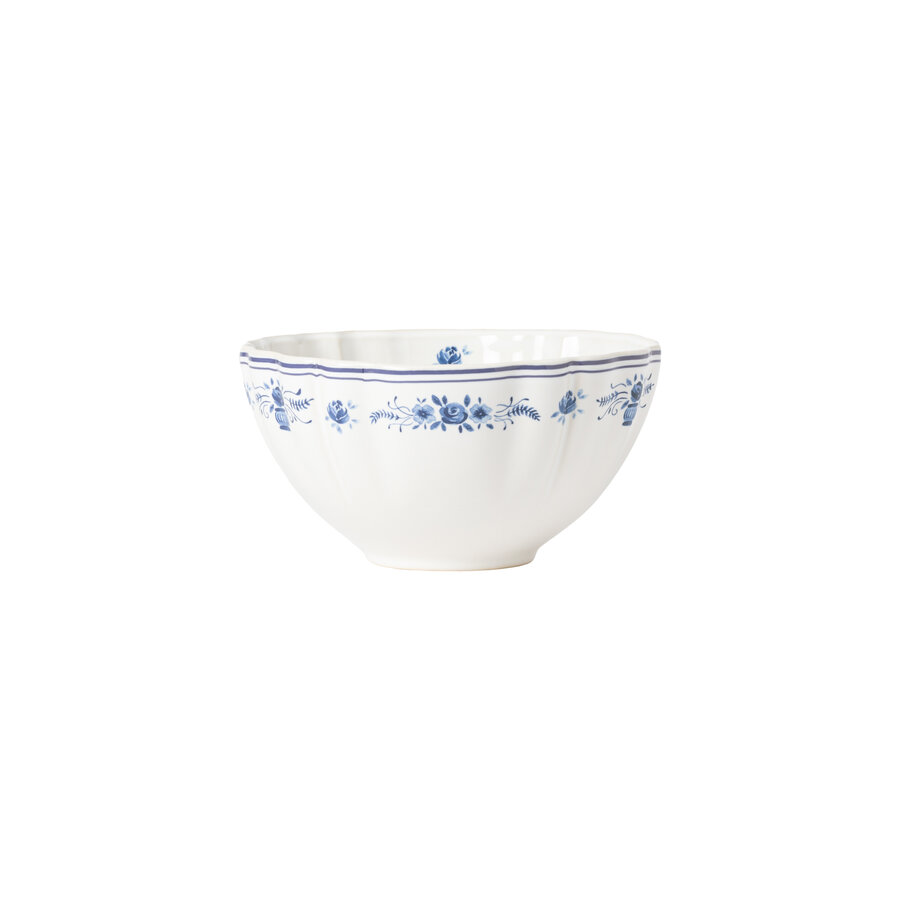 Kom 16cm Vila wit-blauw