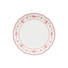 Dinerbord 27cm Vila wit-rood