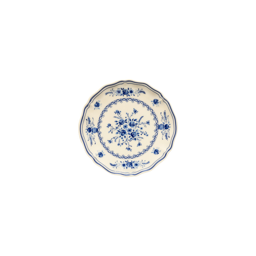 Appetizer plate 17cm Vila creme-blue