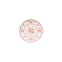 Appetizer plate 17cm Vila white-red