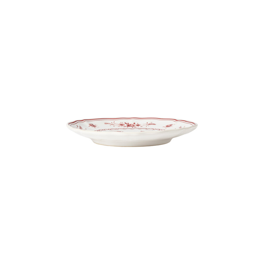 Appetizer plate 17cm Vila white-red