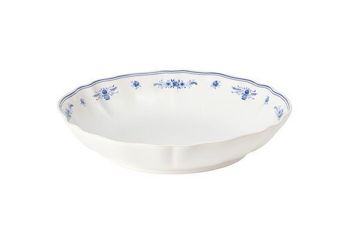  Round dish 34 cm VILA white-blue 