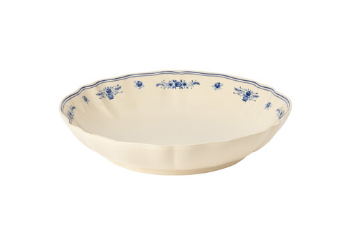  Ronde schaal 34 cm VILA beige-blauw 