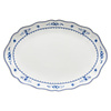 Oval dish 40 cm VILA white-blue