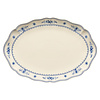 Oval dish 40 cm VILA creme-blue