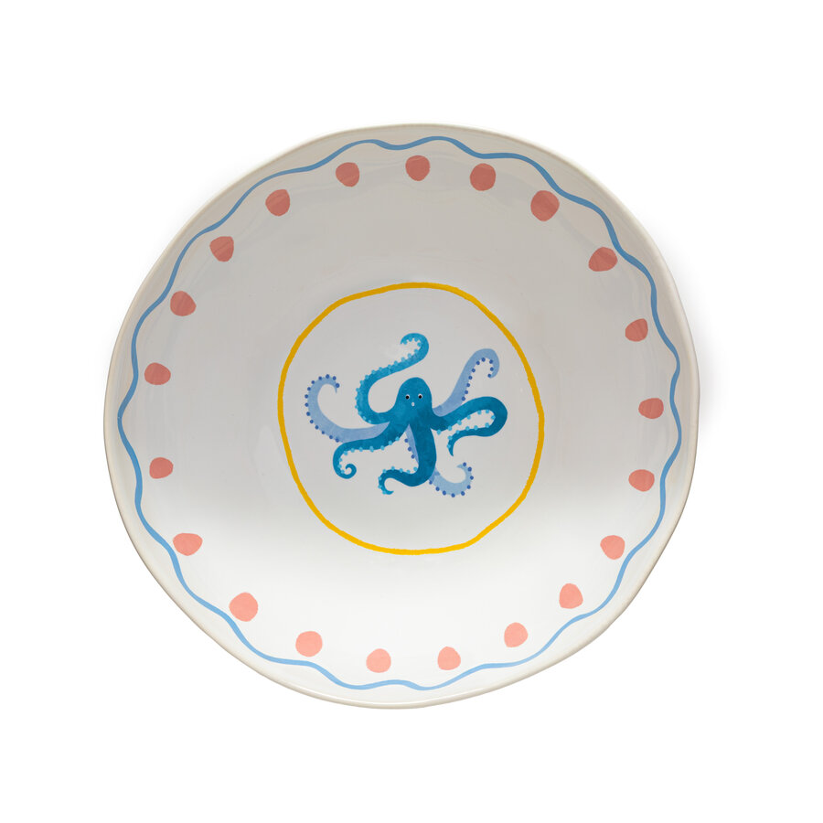 Diepe schaal 28cm SUMMER BLISS octo