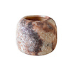 Albaster wax holder medium brown