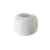Albaster wax holder small white