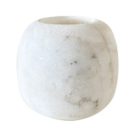 Albaster wax holder XXL white