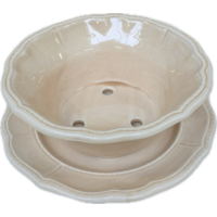 Fruittest Tweedelig 23 cm Beige