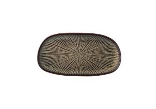  Schaal ovaal 30x16cm Shangri-la donker 