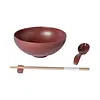 Ramen schaal set pacifica rood