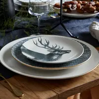 Chargerplate 34 cm Augusta Natural-gold