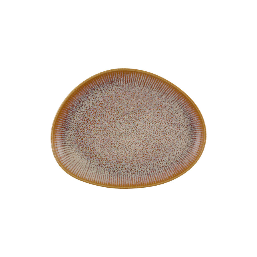 Serveerschaal driehoekig 30x23cm Shangri-la licht