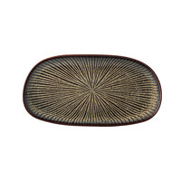 Schaal ovaal 30x16cm Shangri-la donker