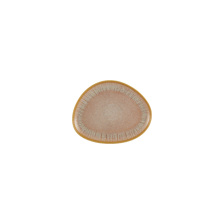 Serveerschaal driehoekig 25x19cm Shangri-la licht