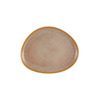 Serveerschaal driehoekig 38x31cm Shangri-la licht